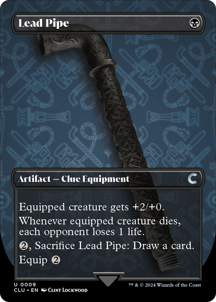 Lead Pipe (Borderless) [Ravnica: Clue Edition] | Rock City Comics