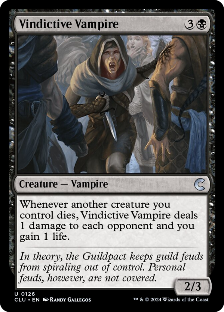 Vindictive Vampire [Ravnica: Clue Edition] | Rock City Comics