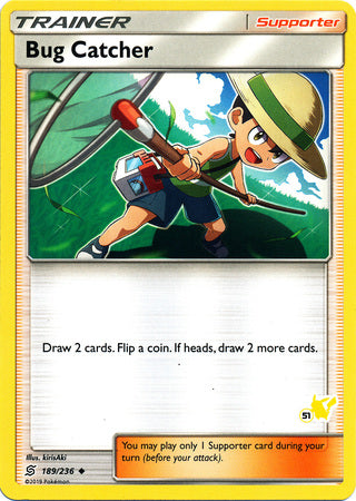 Bug Catcher (189/236) (Pikachu Stamp #51) [Battle Academy 2020] | Rock City Comics