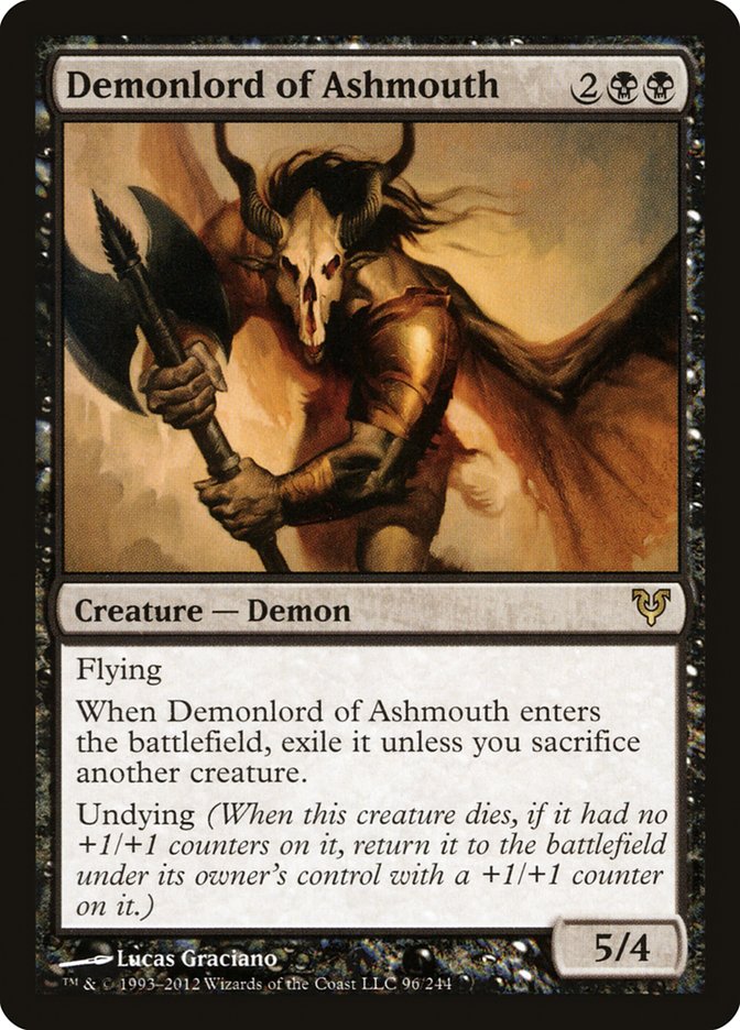 Demonlord of Ashmouth [Avacyn Restored] | Rock City Comics