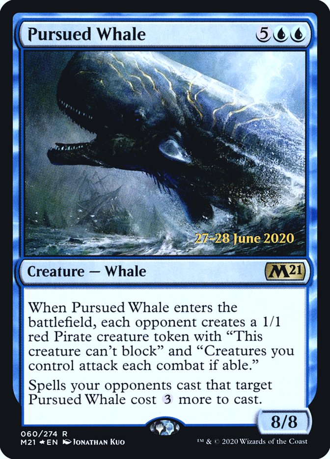 Pursued Whale  [Core Set 2021 Prerelease Promos] | Rock City Comics