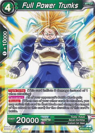 Full Power Trunks [BT2-078] | Rock City Comics