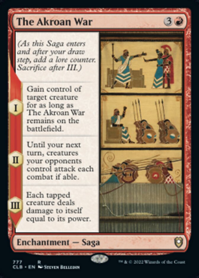 The Akroan War [Commander Legends: Battle for Baldur's Gate] | Rock City Comics