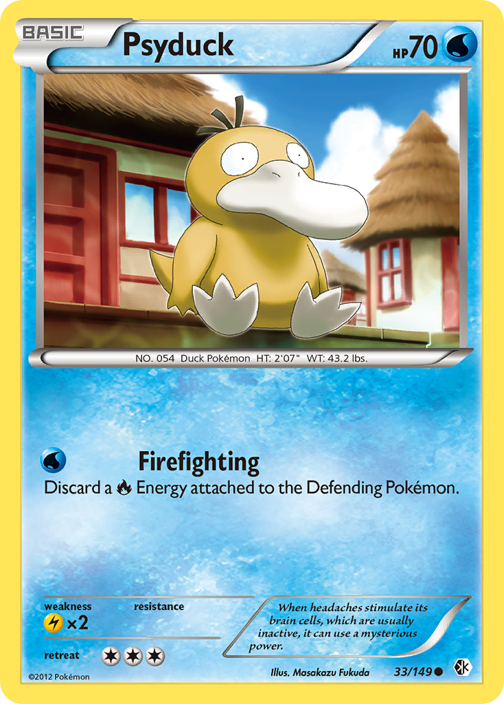 Psyduck (33/149) [Black & White: Boundaries Crossed] | Rock City Comics