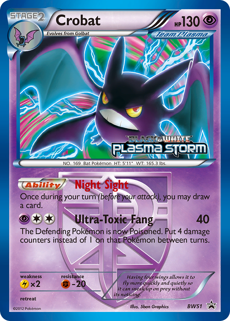 Crobat (BW51) [Black & White: Black Star Promos] | Rock City Comics