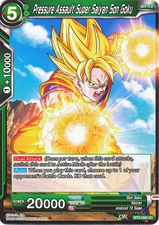 Pressure Assault Super Saiyan Son Goku [BT3-058] | Rock City Comics