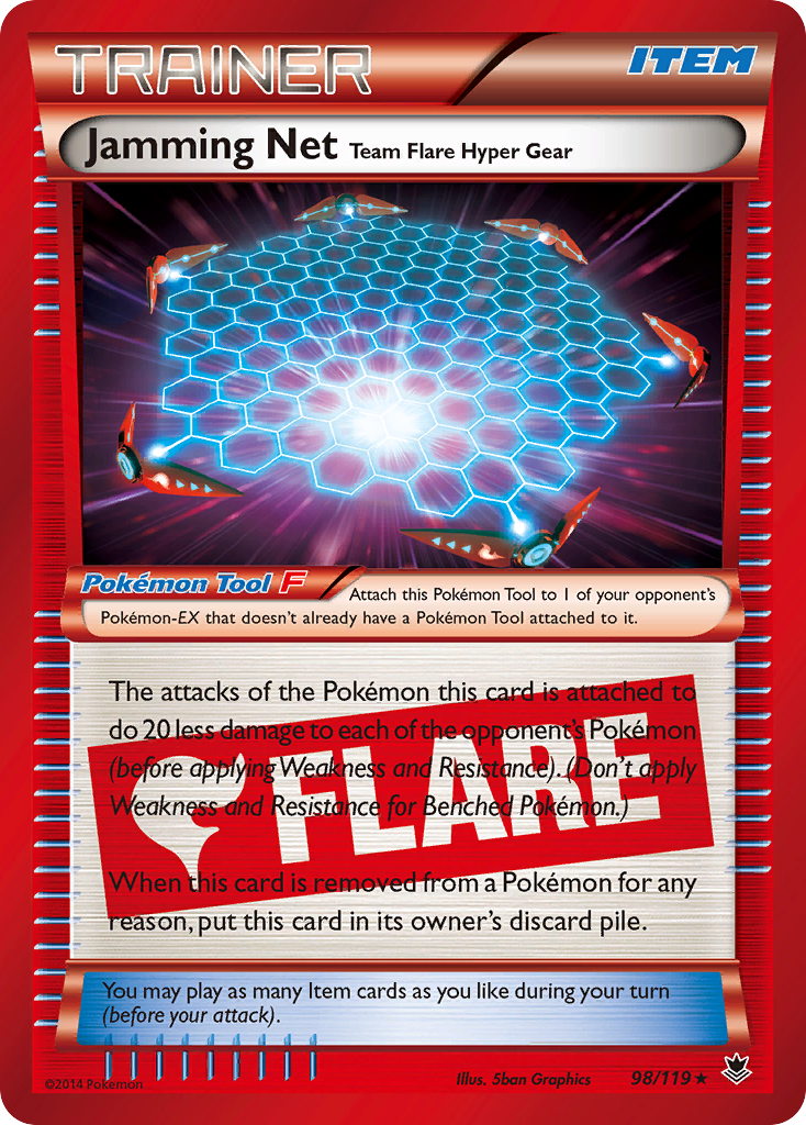 Jamming Net Team Flare Hyper Gear (98/119) [XY: Phantom Forces] | Rock City Comics