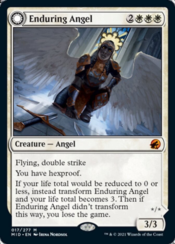 Enduring Angel // Angelic Enforcer [Innistrad: Midnight Hunt] | Rock City Comics