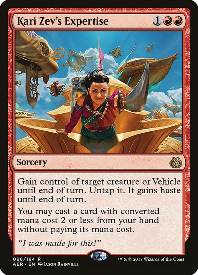 Kari Zev's Expertise [Aether Revolt] | Rock City Comics