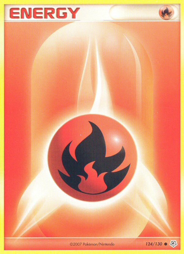 Fire Energy (124/130) [Diamond & Pearl: Base Set] | Rock City Comics