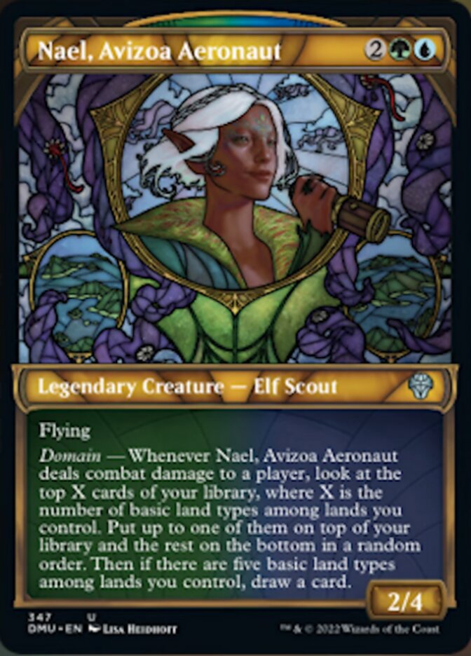 Nael, Avizoa Aeronaut (Showcase Textured) [Dominaria United] | Rock City Comics