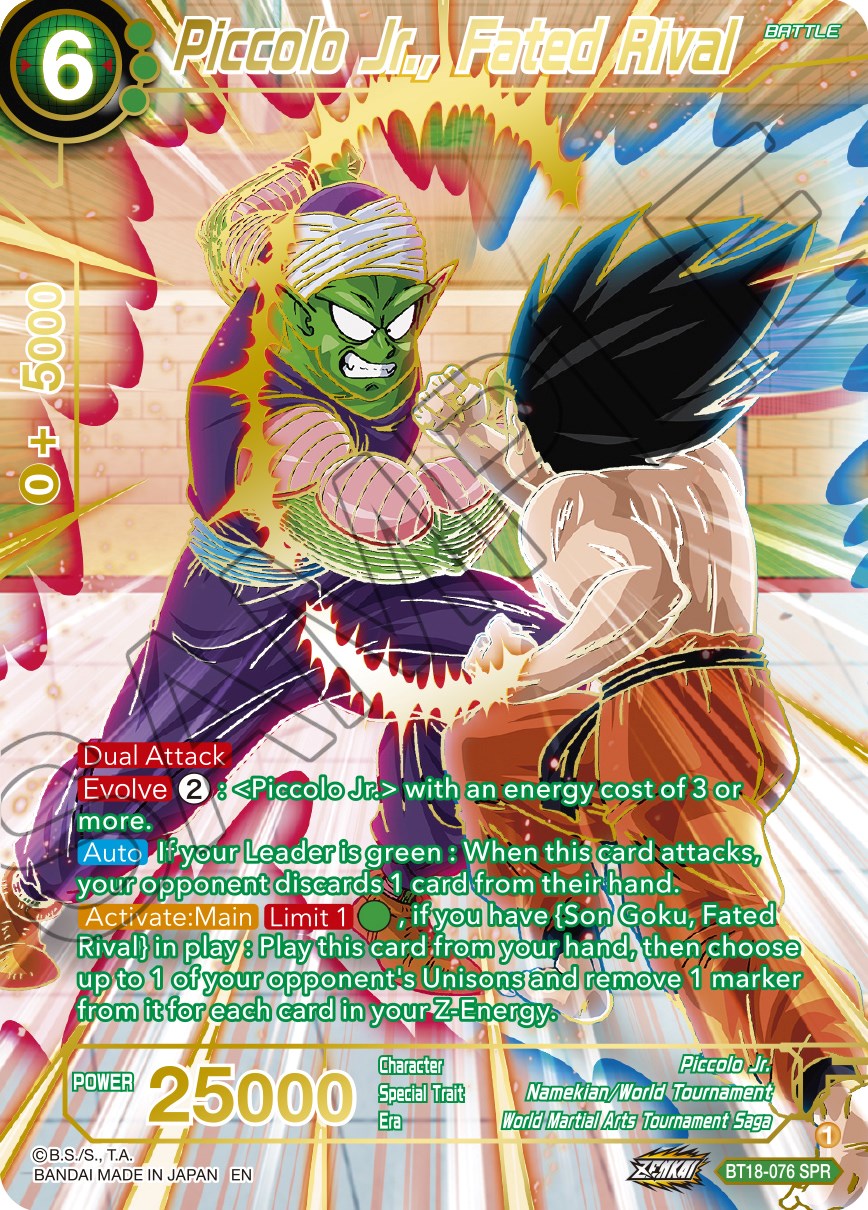 Piccolo Jr., Fated Rival (SPR) (BT18-076) [Dawn of the Z-Legends] | Rock City Comics