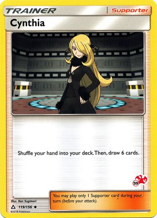 Cynthia (119/156) (Charizard Stamp #59) [Battle Academy 2020] | Rock City Comics