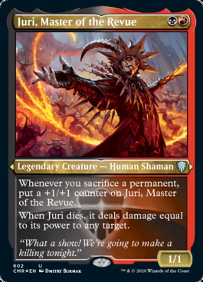 Juri, Master of the Revue (Etched) [Commander Legends] | Rock City Comics