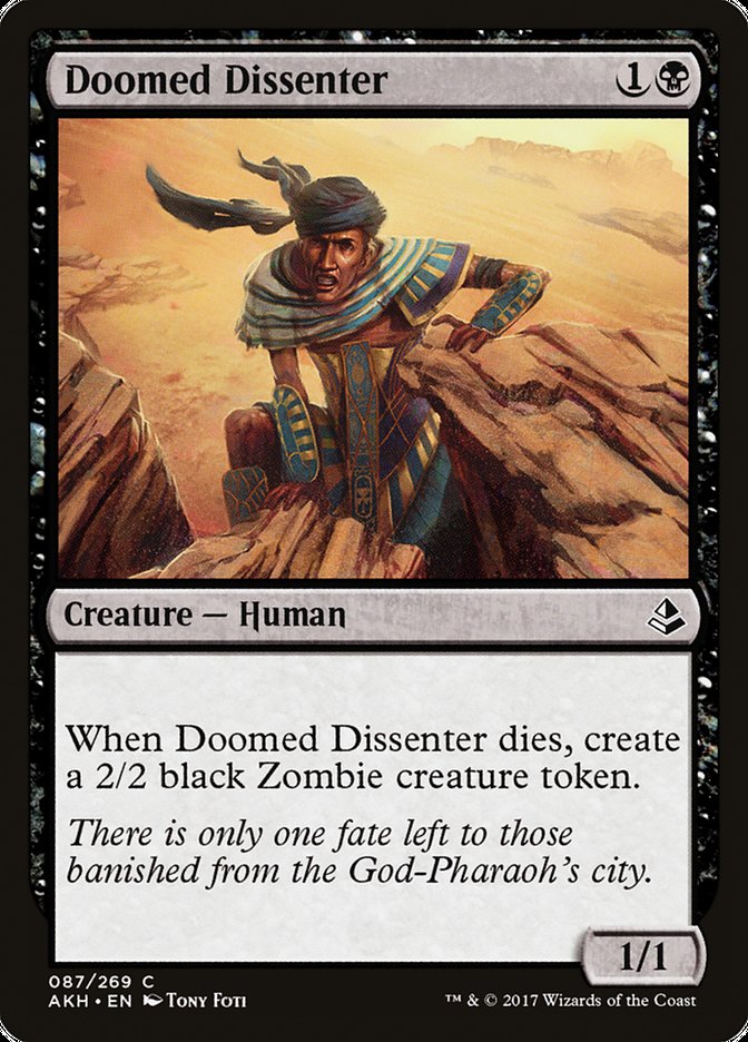 Doomed Dissenter [Amonkhet] | Rock City Comics