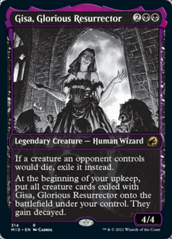 Gisa, Glorious Resurrector (Showcase Eternal Night) [Innistrad: Midnight Hunt] | Rock City Comics