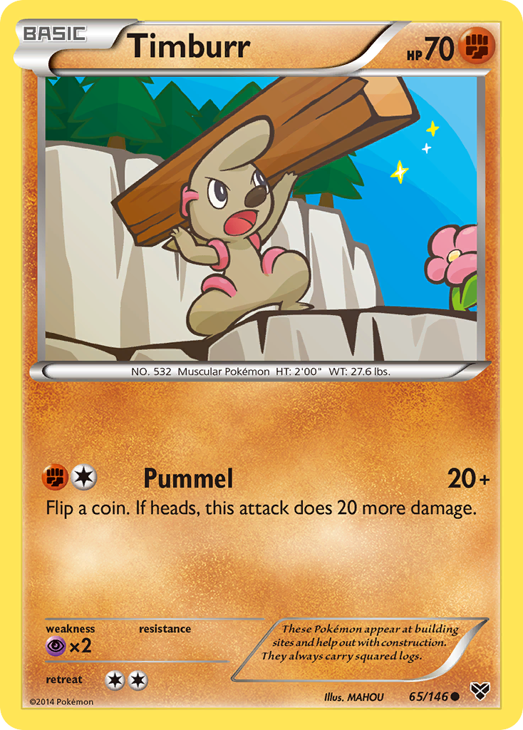 Timburr (65/146) [XY: Base Set] | Rock City Comics