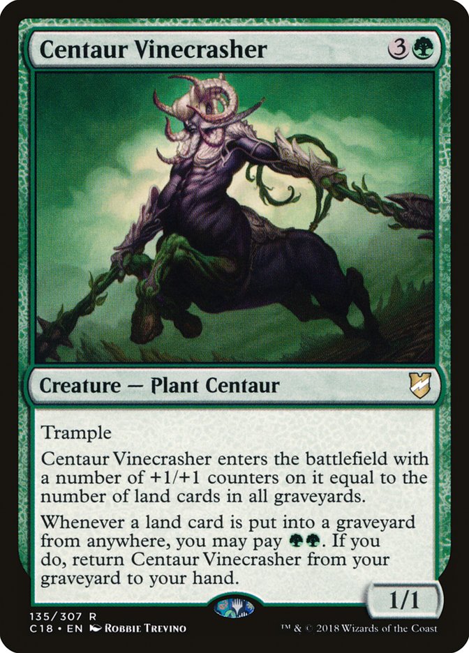 Centaur Vinecrasher [Commander 2018] | Rock City Comics