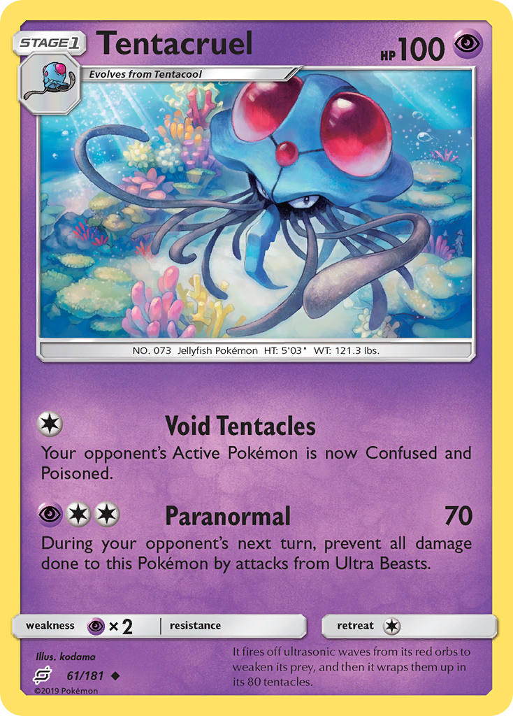 Tentacruel (61/181) [Sun & Moon: Team Up] | Rock City Comics