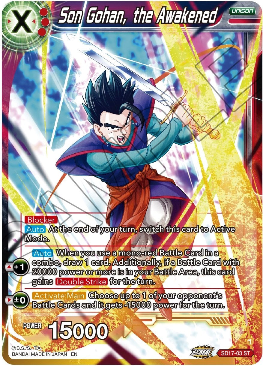 Son Gohan, the Awakened (SD17-03) [Dawn of the Z-Legends] | Rock City Comics