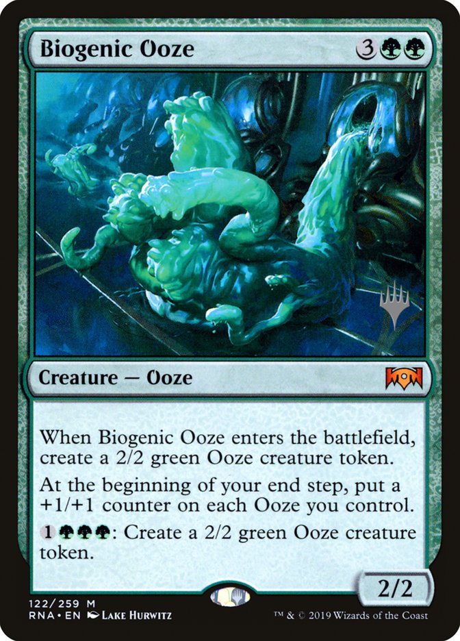 Biogenic Ooze (Promo Pack) [Ravnica Allegiance Promos] | Rock City Comics