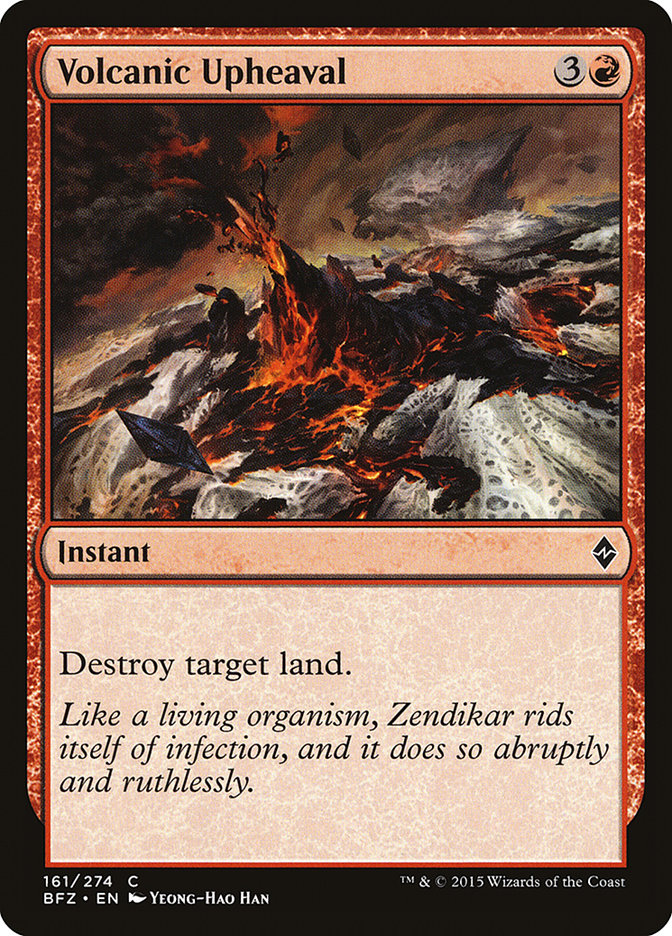 Volcanic Upheaval [Battle for Zendikar] | Rock City Comics