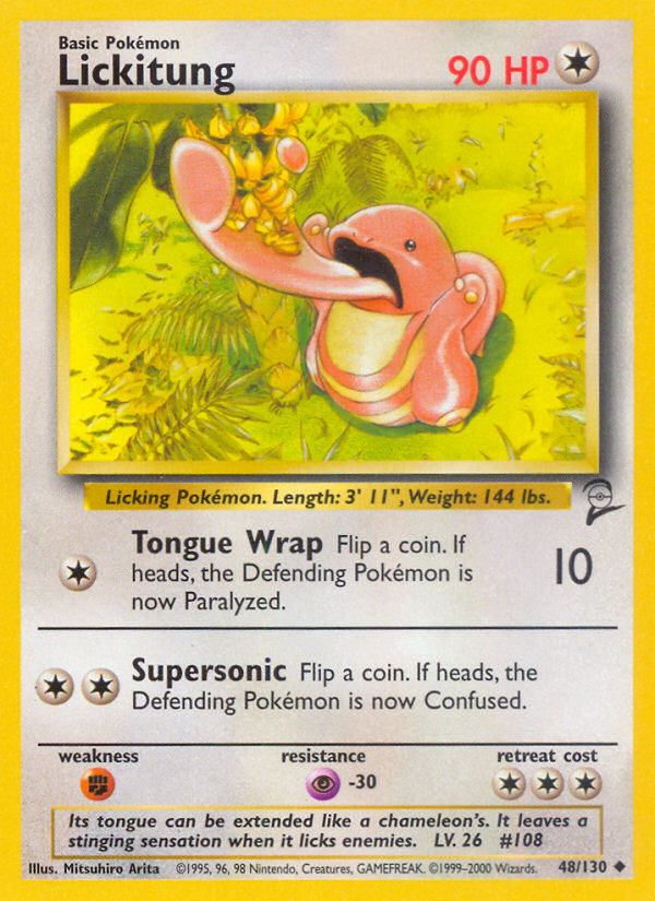 Lickitung (48/130) [Base Set 2] | Rock City Comics