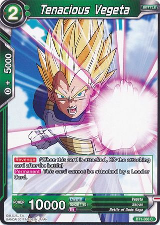 Tenacious Vegeta [BT1-066] | Rock City Comics