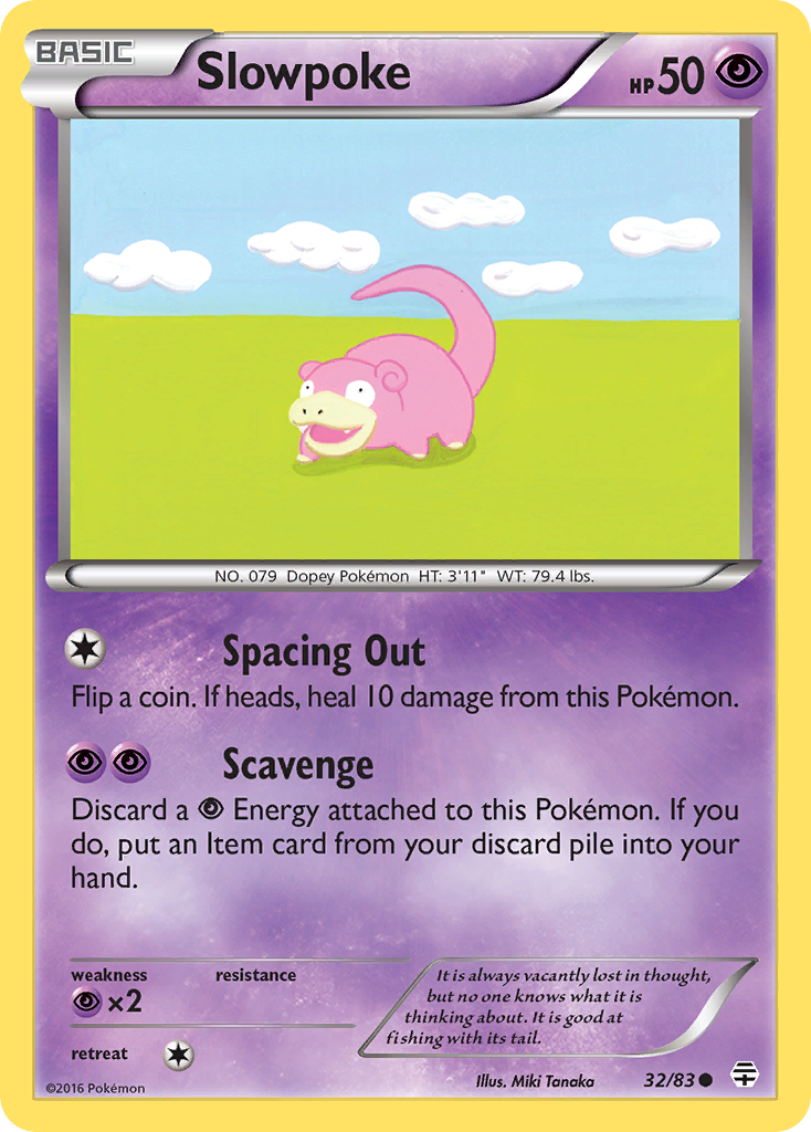 Slowpoke (32/83) [XY: Generations] | Rock City Comics