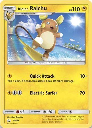 Alolan Raichu (SM65) (Jumbo Card) [Sun & Moon: Black Star Promos] | Rock City Comics