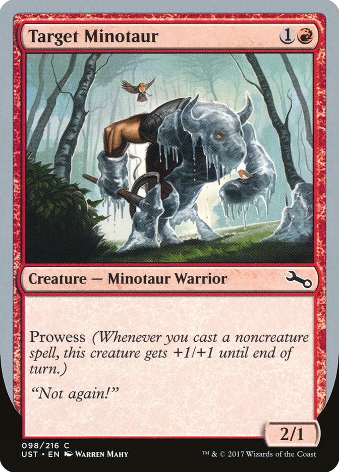 Target Minotaur (Ice Art) [Unstable] | Rock City Comics