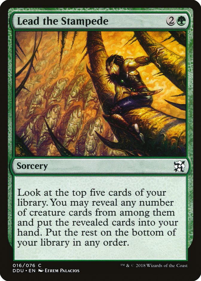 Lead the Stampede [Duel Decks: Elves vs. Inventors] | Rock City Comics