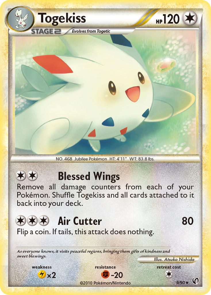 Togekiss (9/90) [HeartGold & SoulSilver: Undaunted] | Rock City Comics