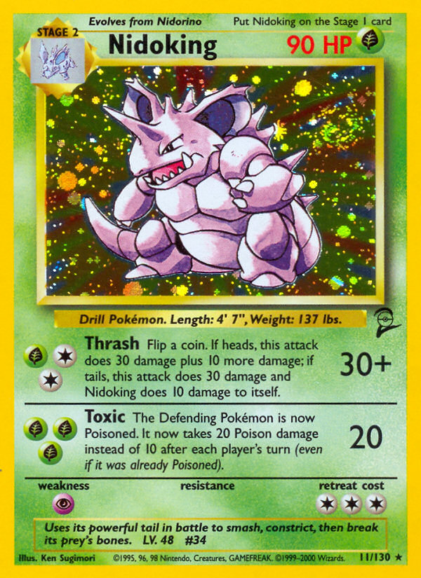 Nidoking (11/130) [Base Set 2] | Rock City Comics