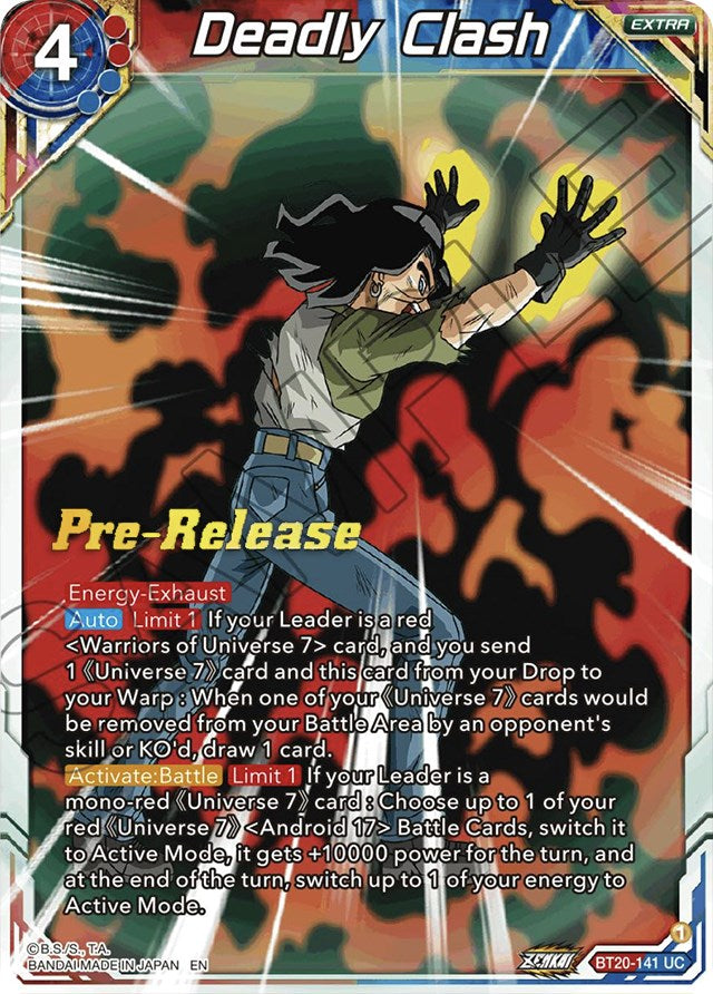 Deadly Clash (BT20-141) [Power Absorbed Prerelease Promos] | Rock City Comics