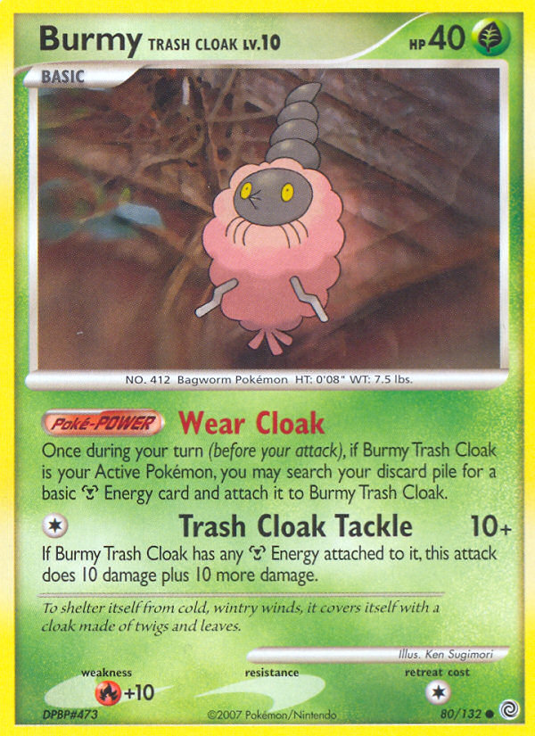 Burmy Trash Cloak (80/132) [Diamond & Pearl: Secret Wonders] | Rock City Comics