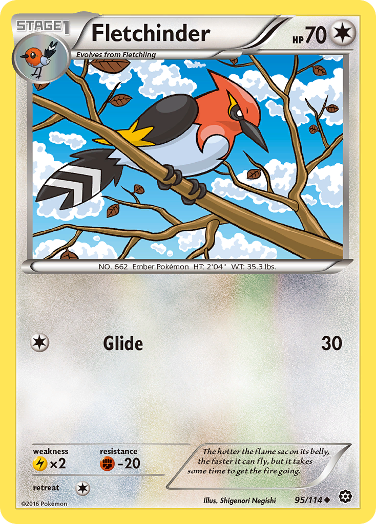 Fletchinder (95/114) [XY: Steam Siege] | Rock City Comics