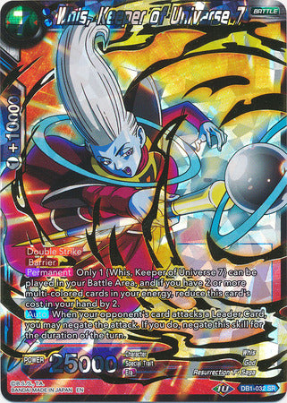 Whis, Keeper of Universe 7 (DB1-032) [Dragon Brawl] | Rock City Comics