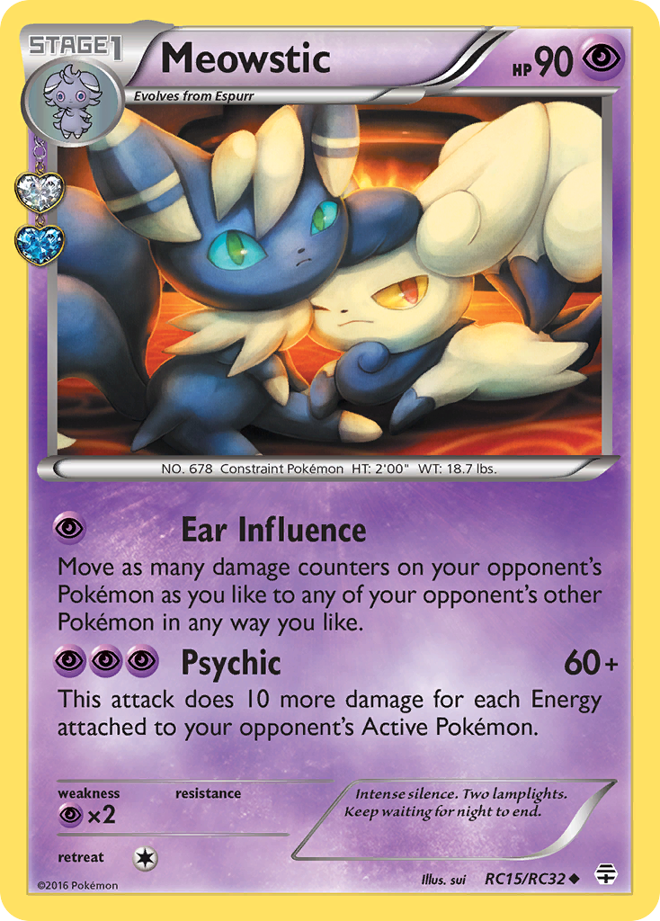 Meowstic (RC15/RC32) [XY: Generations] | Rock City Comics