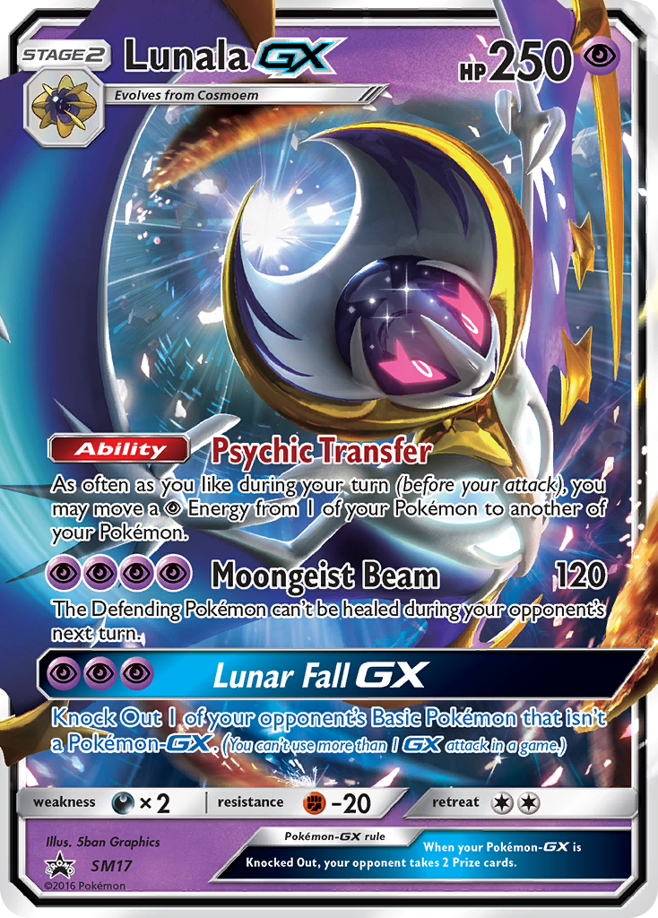 Lunala GX (SM17) [Sun & Moon: Black Star Promos] | Rock City Comics