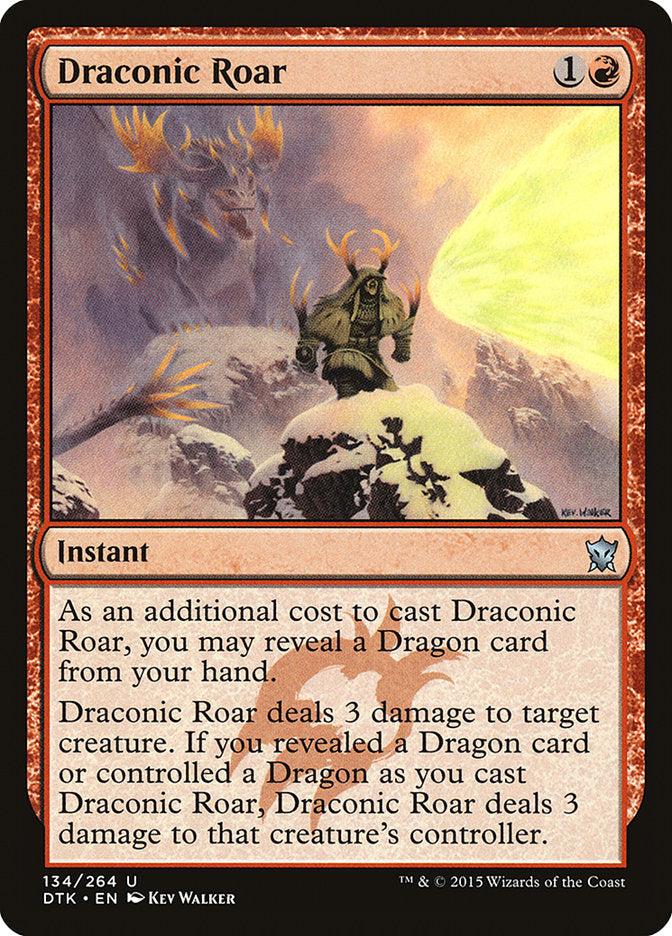 Draconic Roar [Dragons of Tarkir] | Rock City Comics