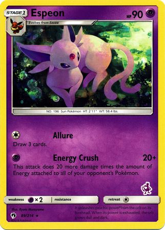 Espeon (89/214) (Mewtwo Deck) [Battle Academy 2020] | Rock City Comics