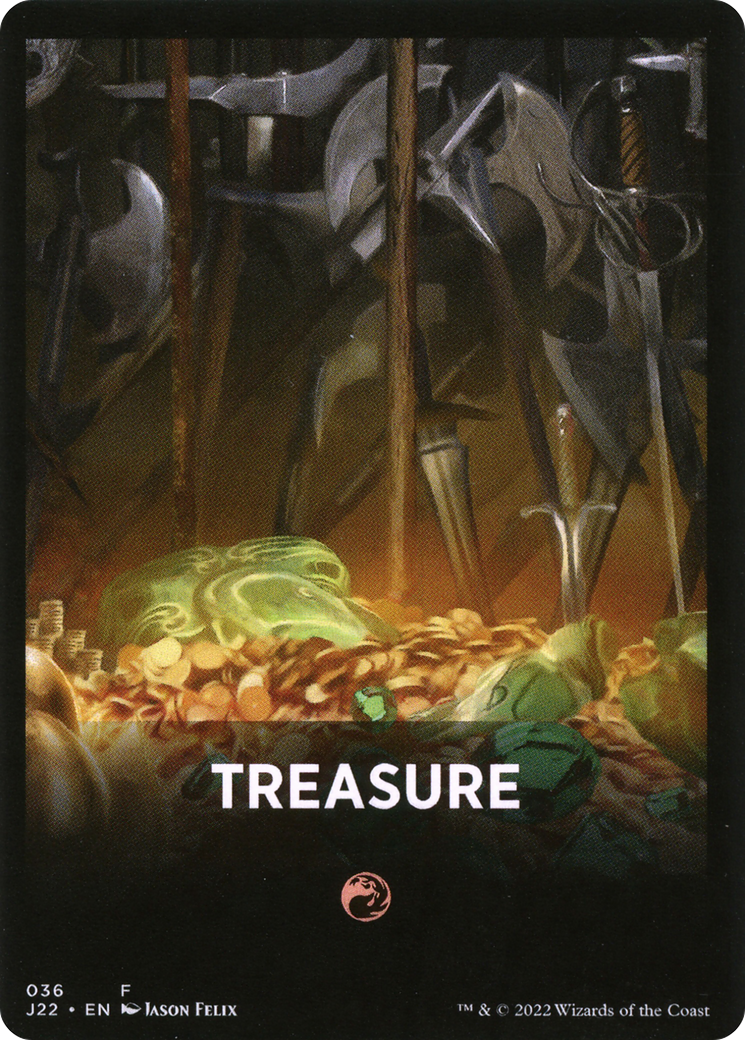 Treasure Theme Card [Jumpstart 2022 Front Cards] | Rock City Comics