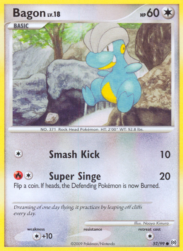 Bagon (52/99) [Platinum: Arceus] | Rock City Comics