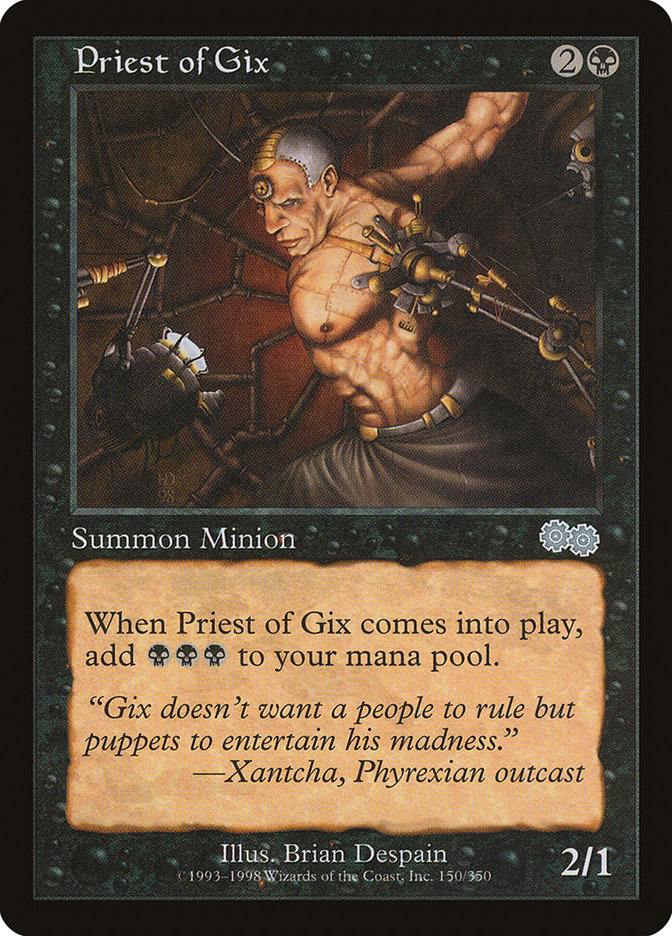 Priest of Gix [Urza's Saga] | Rock City Comics