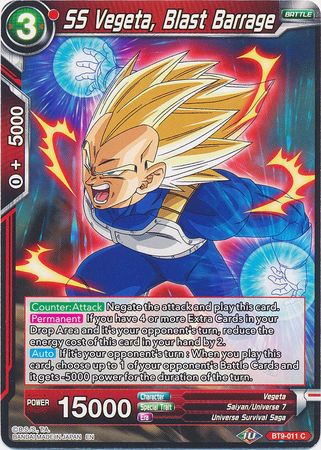 SS Vegeta, Blast Barrage [BT9-011] | Rock City Comics