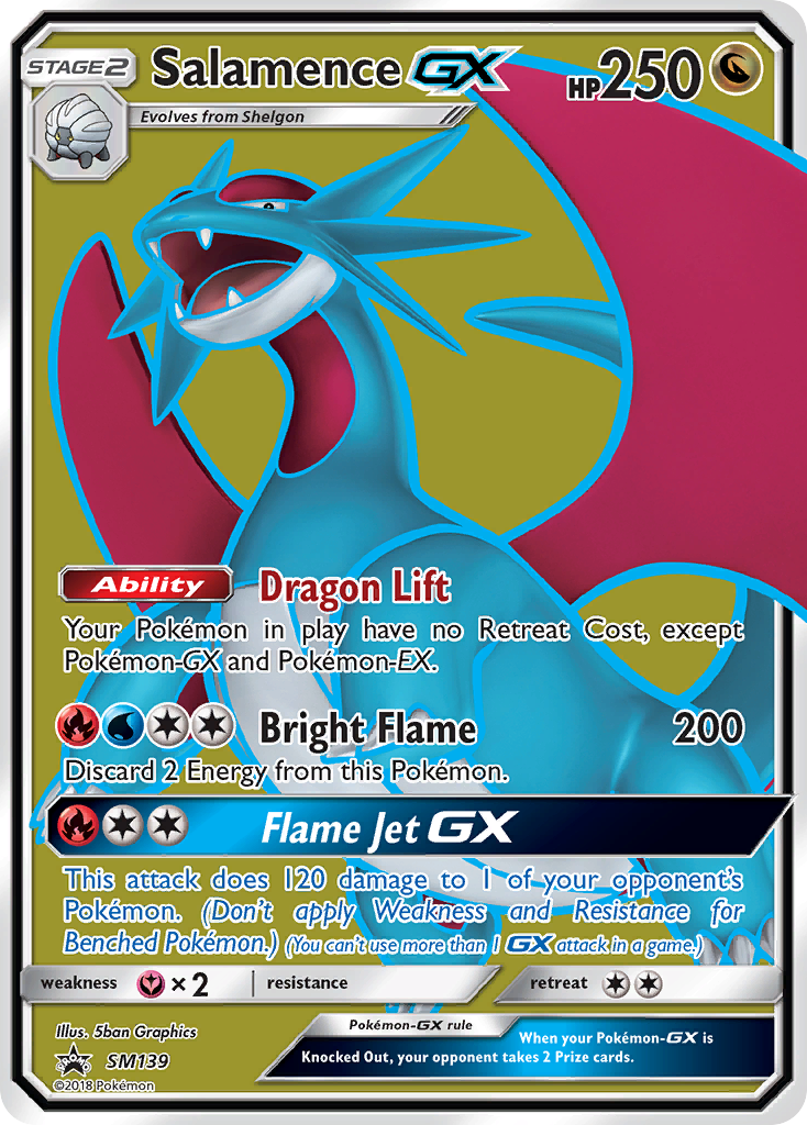 Salamence GX (SM139) [Sun & Moon: Black Star Promos] | Rock City Comics