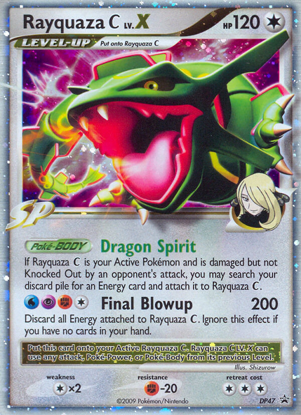 Rayquaza C LV.X (DP47) [Diamond & Pearl: Black Star Promos] | Rock City Comics