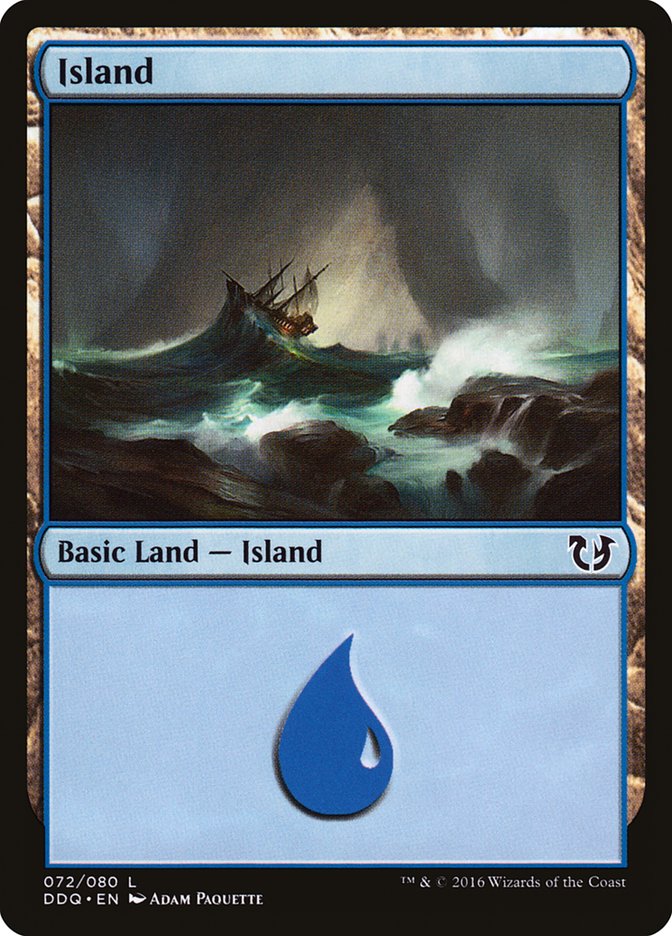 Island (72) [Duel Decks: Blessed vs. Cursed] | Rock City Comics