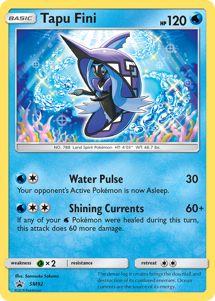 Tapu Fini (SM92) [Sun & Moon: Black Star Promos] | Rock City Comics